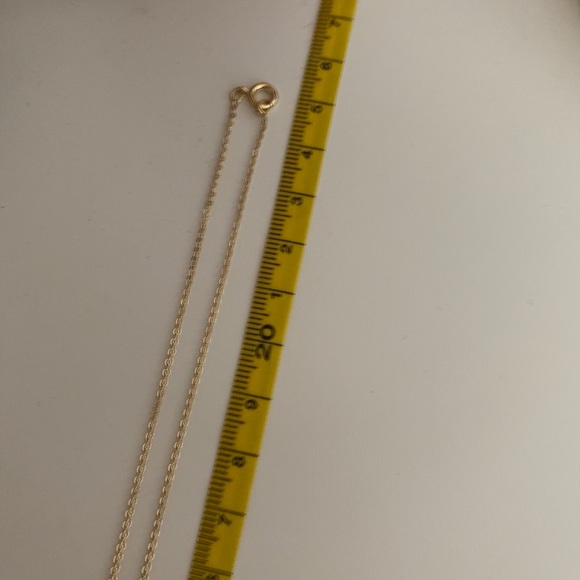 NWT Peach Tree Lane Virginia State Square Pendant Necklace Brass Gold - Picture 8 of 8